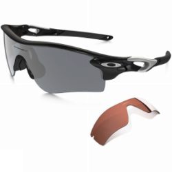 Oakley Radarlock Path Sunglasses Polished Black w/ Black Iridium & VR28